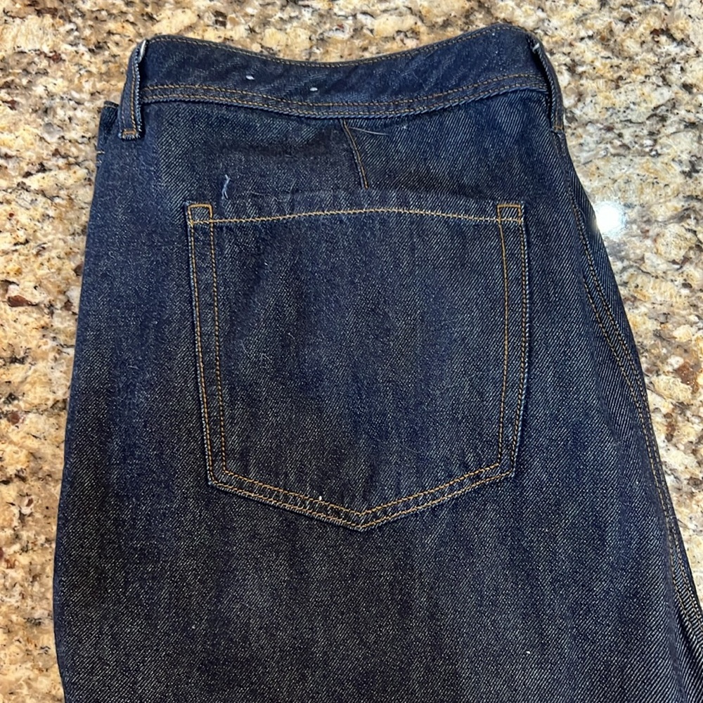 Lane Bryant Dark Blue Wide Leg Jeans - Picture 2 of 3